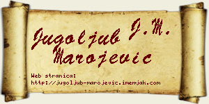 Jugoljub Marojević vizit kartica